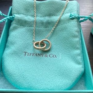 Tiffany and Co Tiffany 1837 Interlocking Circles Bracelet in Silver and Rubedo